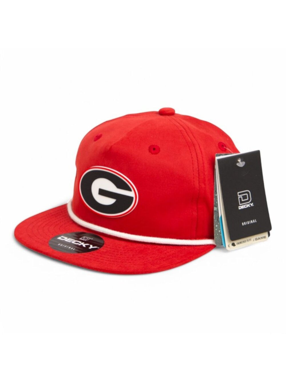 Georgia Bulldogs Power G 3D Classic Rope Hat- Red/ White